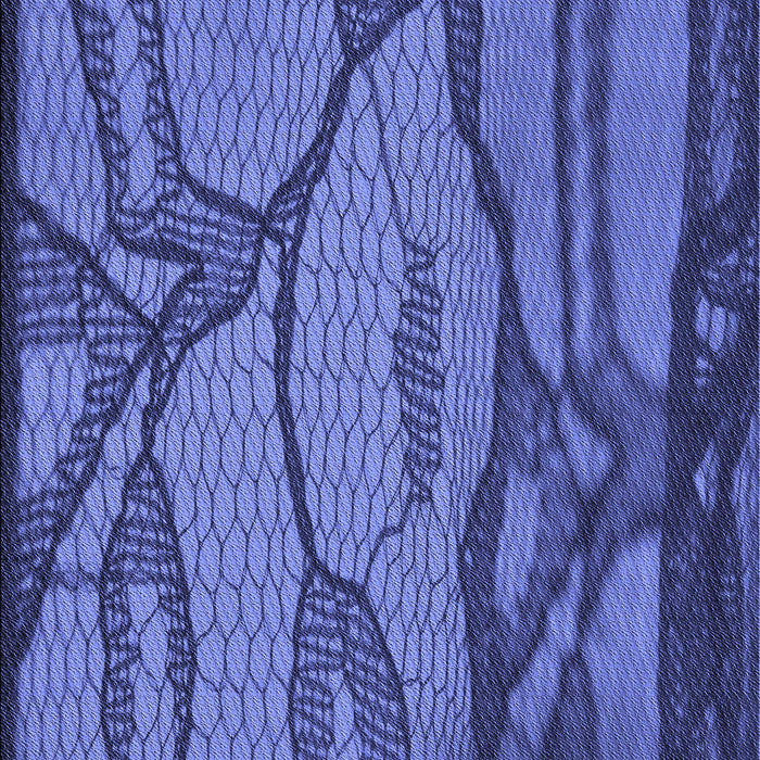 Patterned Sky Blue Rug, pat1785blu