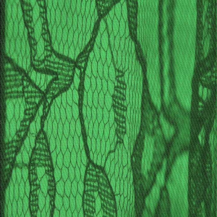 Patterned Green Rug, pat1785grn