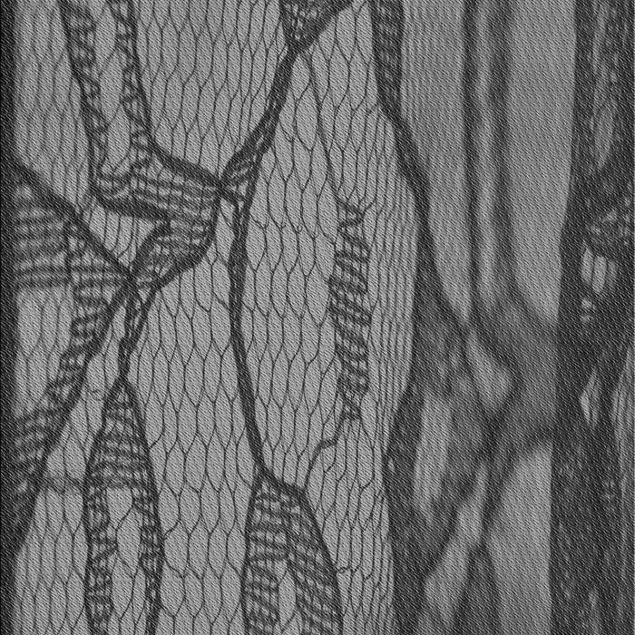 Machine Washable Transitional Gunmetal Gray Rug, wshpat1785gry