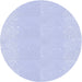 Square Patterned Lavender Blue Rug, pat1786blu