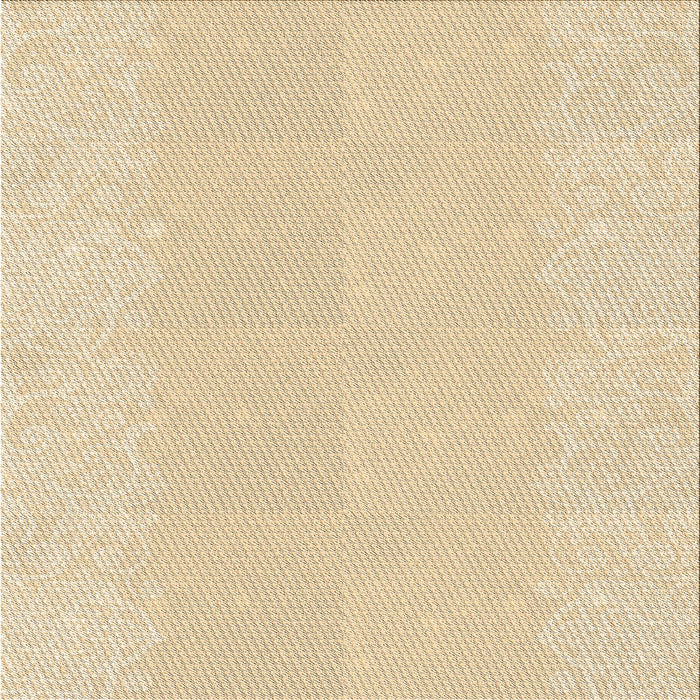 Round Machine Washable Transitional Golden Blonde Gold Rug, wshpat1786brn