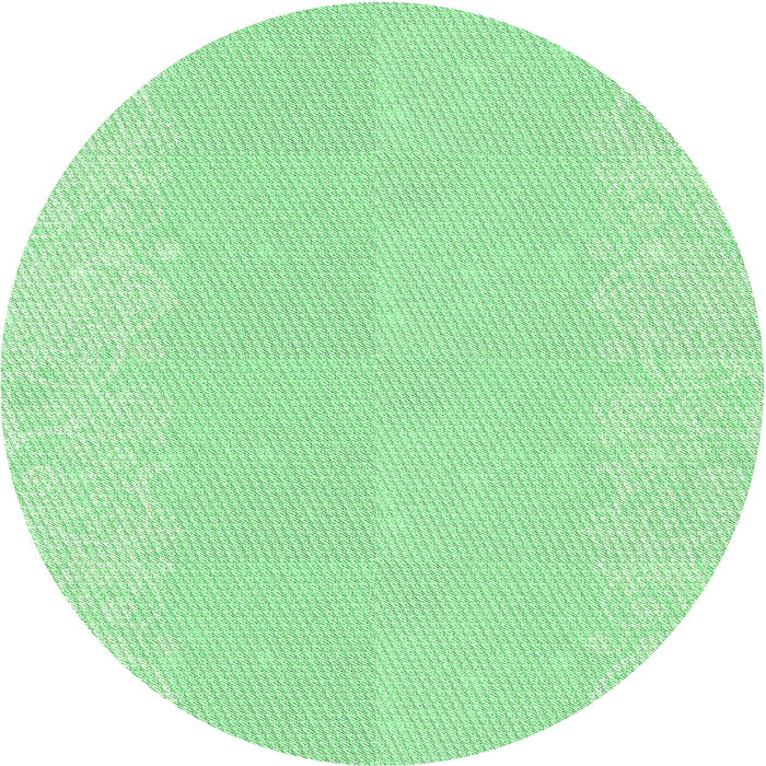 Square Machine Washable Transitional Green Rug in a Living Room, wshpat1786grn