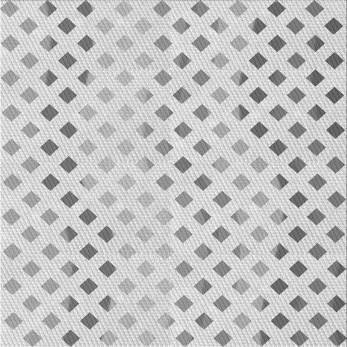 Round Patterned Platinum Gray Rug, pat1787gry