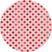 Square Patterned Red Rug, pat1787rd