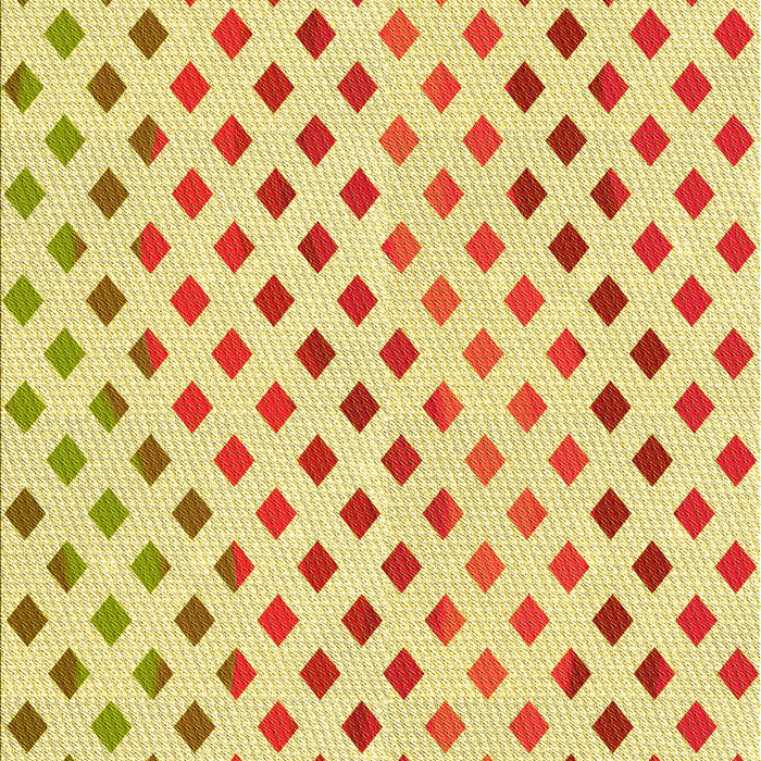 Patterned Orange Rug, pat1787yw