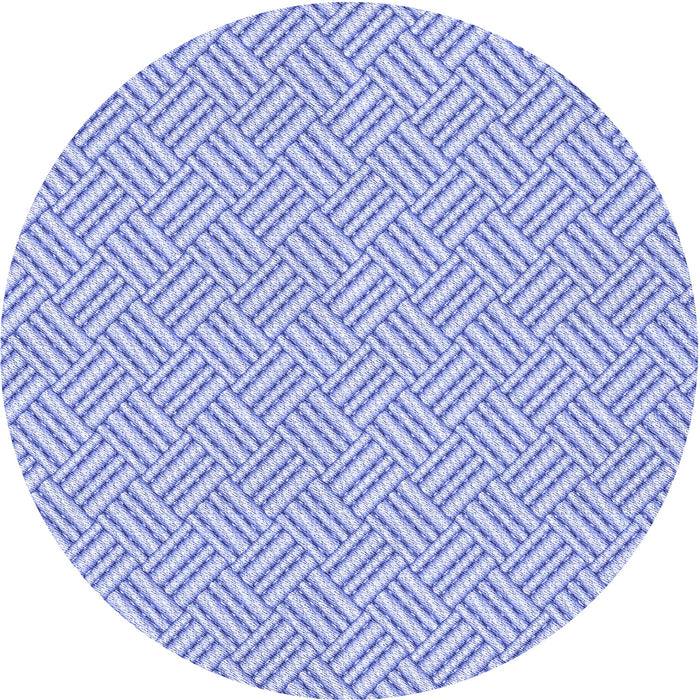 Square Patterned Light Slate Blue Rug, pat1788blu