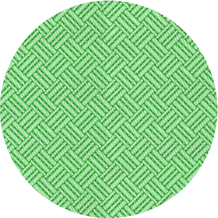 Square Machine Washable Transitional Jade Green Rug in a Living Room, wshpat1788grn