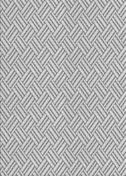Patterned Platinum Gray Novelty Rug, pat1788