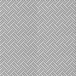 Square Patterned Platinum Gray Novelty Rug, pat1788