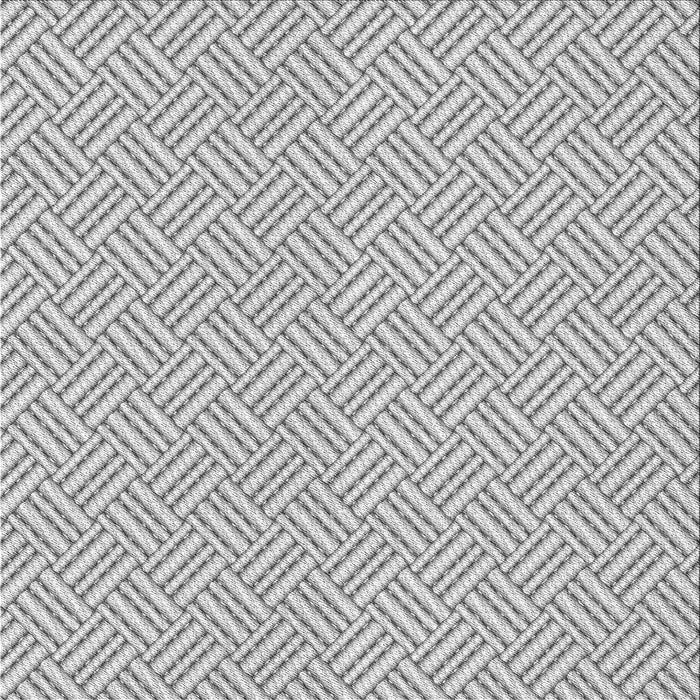 Square Patterned Platinum Gray Novelty Rug, pat1788