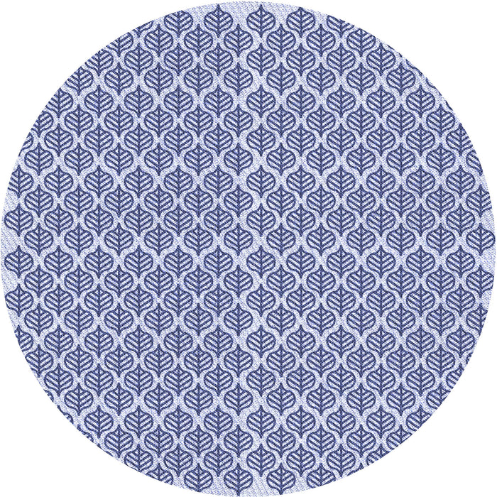 Square Patterned Blue Rug, pat1789blu