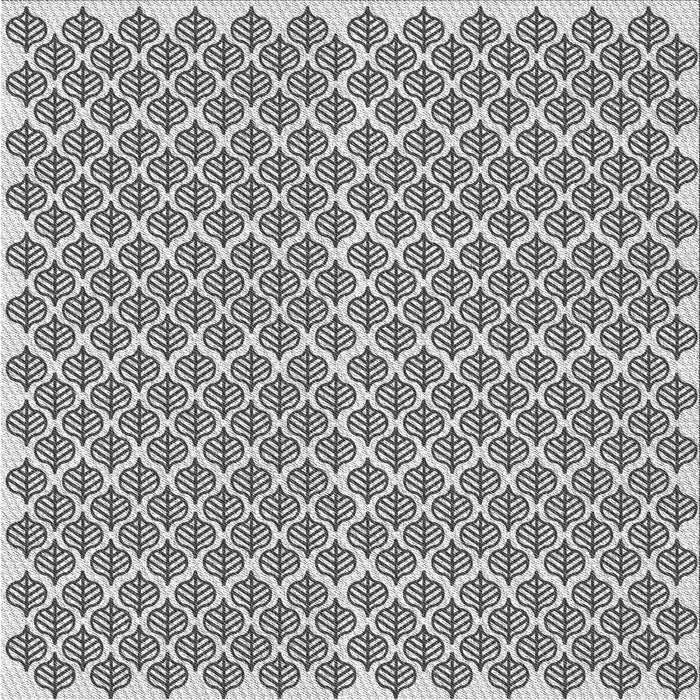 Round Patterned Gray Rug, pat1789gry