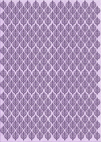 Machine Washable Transitional Blossom Pink Rug, wshpat1789pur