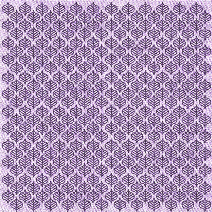 Round Patterned Blossom Pink Rug, pat1789pur