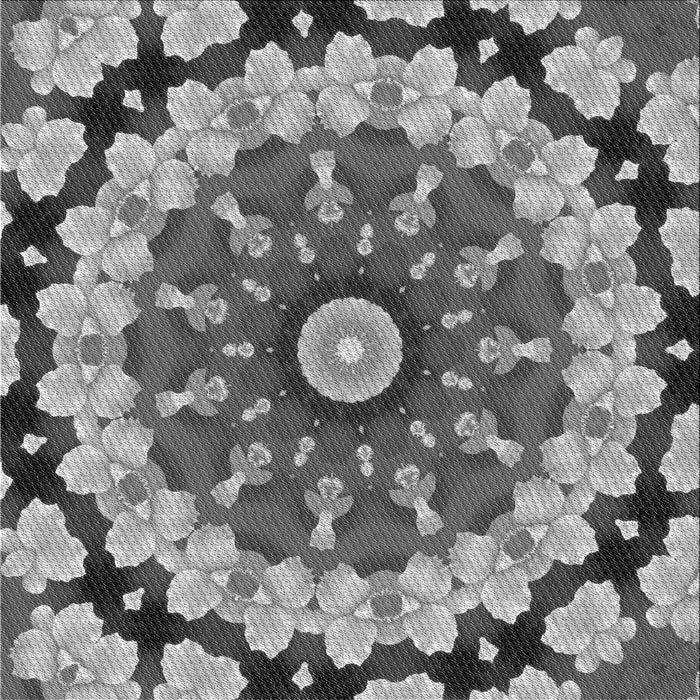 Round Machine Washable Transitional Cloud Gray Rug, wshpat179gry