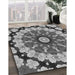 Machine Washable Transitional Cloud Gray Rug in a Family Room, wshpat179gry