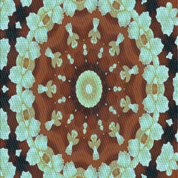 Patterned Red Brown Rug, pat179lblu