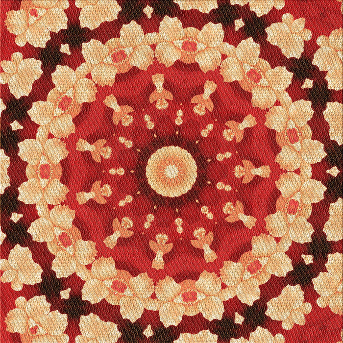 Round Machine Washable Transitional Orange Rug, wshpat179org