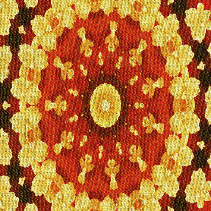 Patterned Red Rug, pat179yw