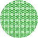 Square Patterned Jade Green Rug, pat1790grn