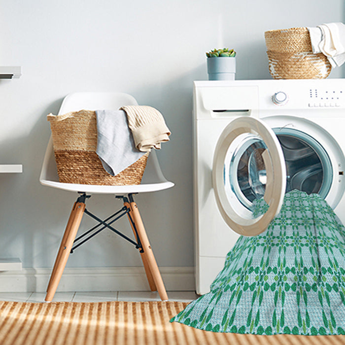 Machine Washable Transitional Blue Rug in a Washing Machine, wshpat1790lblu