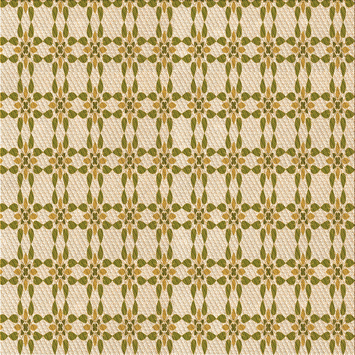 Round Machine Washable Transitional Khaki Gold Rug, wshpat1790org