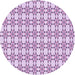 Square Machine Washable Transitional Blossom Pink Rug in a Living Room, wshpat1790pur