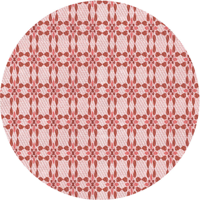 Square Machine Washable Transitional Orange Rug in a Living Room, wshpat1790rd