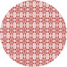 Square Machine Washable Transitional Orange Rug in a Living Room, wshpat1790rd