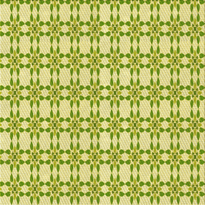 Round Machine Washable Transitional Pistachio Green Rug, wshpat1790yw