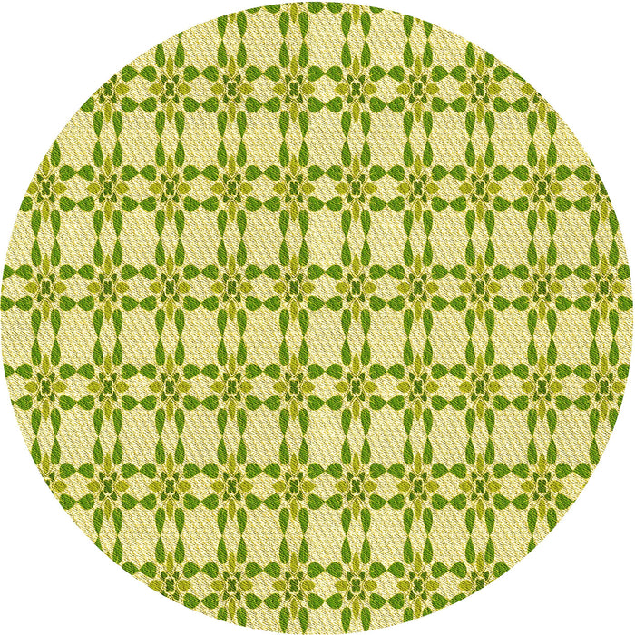 Square Machine Washable Transitional Pistachio Green Rug in a Living Room, wshpat1790yw