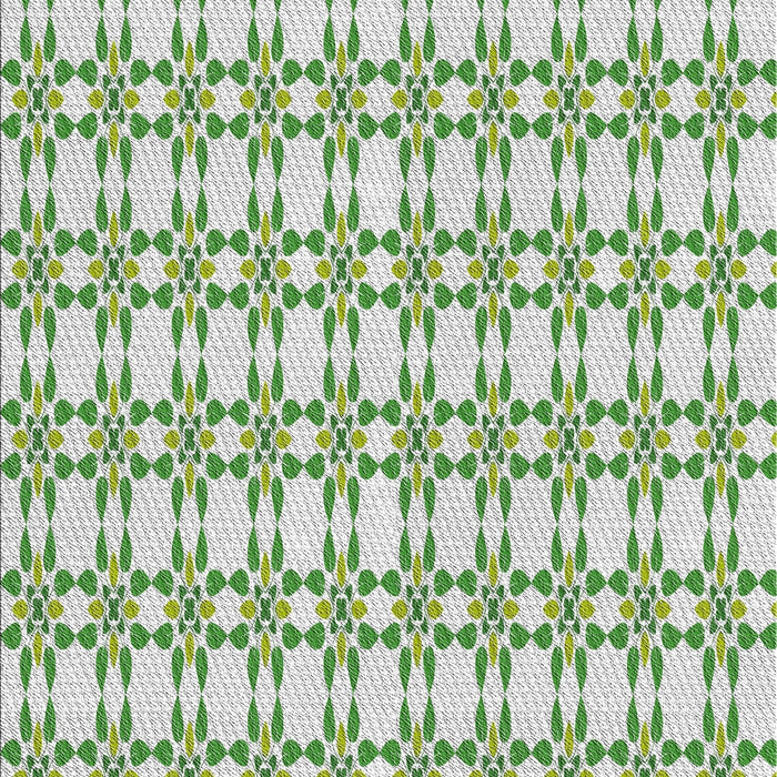 Patterned Forest Green Abstract Machine Washable Rug, wshpat1790