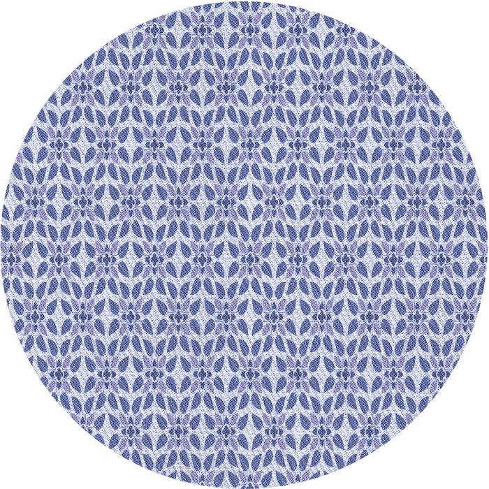 Square Machine Washable Transitional Royal Blue Rug in a Living Room, wshpat1791blu