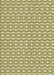 Patterned Olive Green Rug, pat1791brn