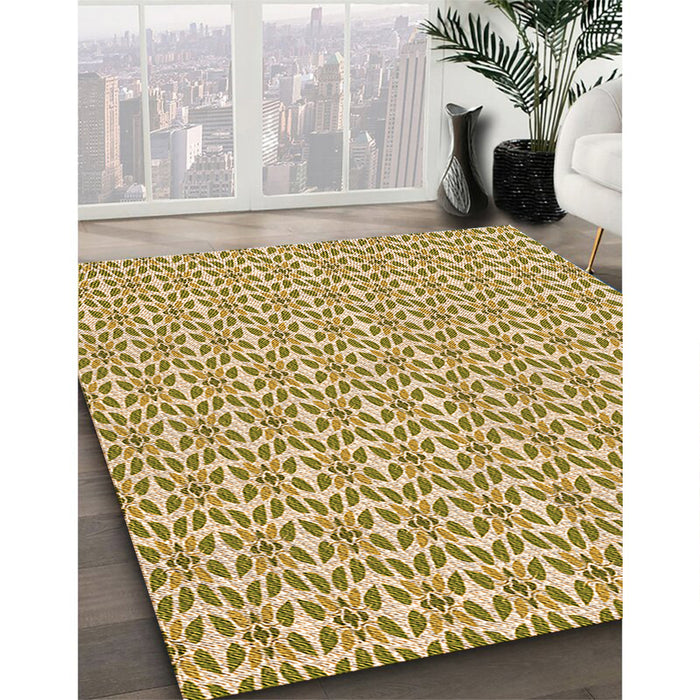 Machine Washable Transitional Brown Gold Rug in a Family Room, wshpat1791org