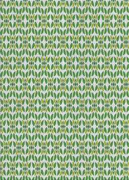 Patterned Green Abstract Machine Washable Rug, wshpat1791