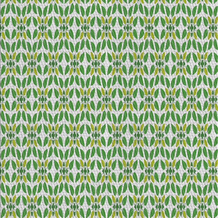 Patterned Green Abstract Machine Washable Rug, wshpat1791