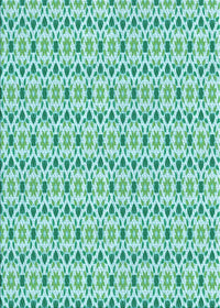 Machine Washable Transitional Mint Green Rug, wshpat1792lblu