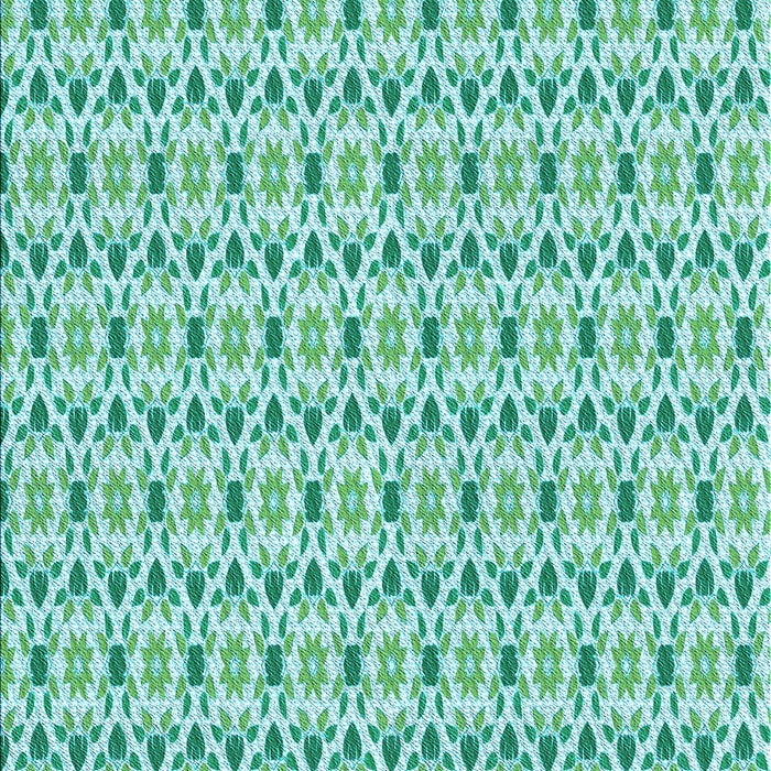 Patterned Mint Green Rug, pat1792lblu