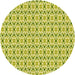 Square Patterned Pistachio Green Rug, pat1792yw