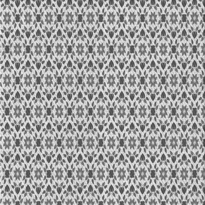 Round Machine Washable Transitional Smokey Gray Rug, wshpat1793gry