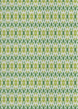 Patterned Forest Green Novelty Rug, pat1793