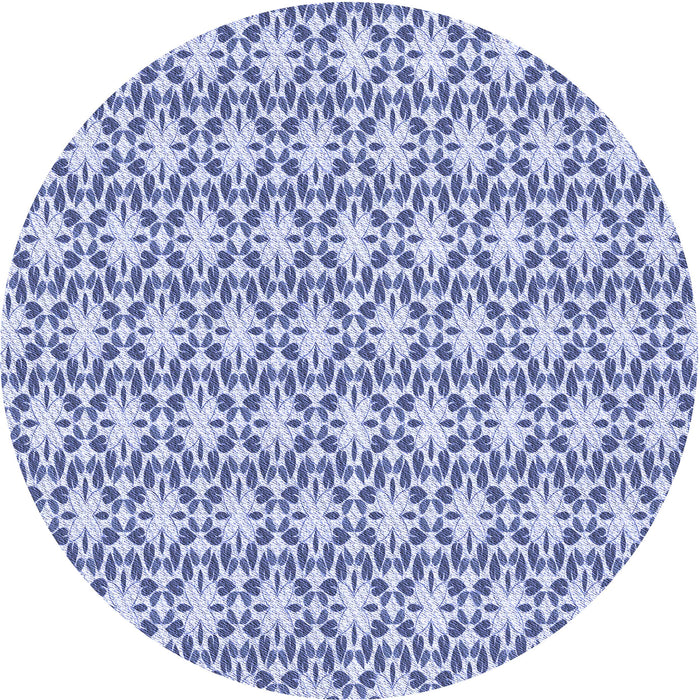 Square Patterned Royal Blue Rug, pat1794blu