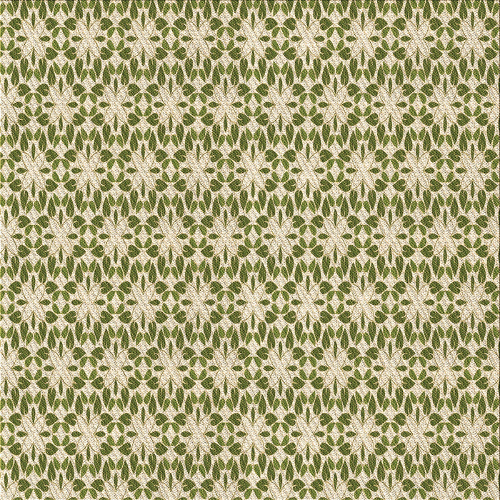 Round Machine Washable Transitional Khaki Gold Rug, wshpat1794brn