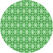 Square Patterned Jade Green Rug, pat1794grn