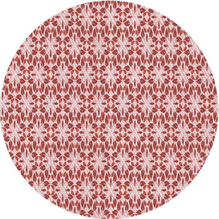 Square Machine Washable Transitional Deep Rose Pink Rug in a Living Room, wshpat1794rd