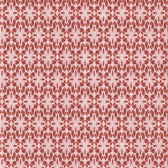 Round Machine Washable Transitional Deep Rose Pink Rug, wshpat1794rd