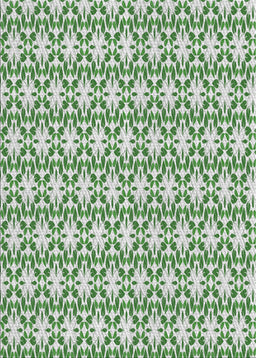 Patterned Light Jade Green Novelty Rug, pat1794