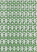 Patterned Light Jade Green Novelty Rug, pat1794