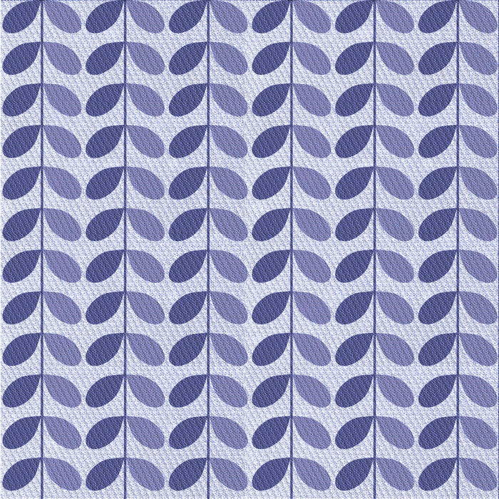 Round Patterned Slate Blue Rug, pat1795blu